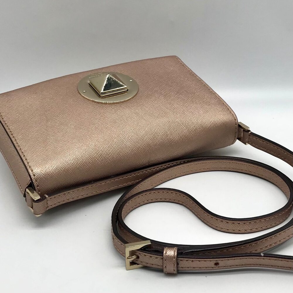 Kate Spade Sally Newbury Lane Rose Gold Crossbody - Picture 10 of 11
